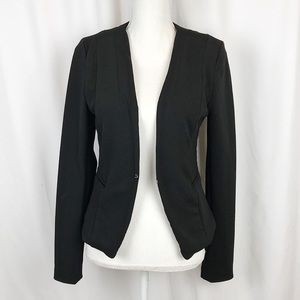 Stoosh Extraordinary Black Fabric Blazer